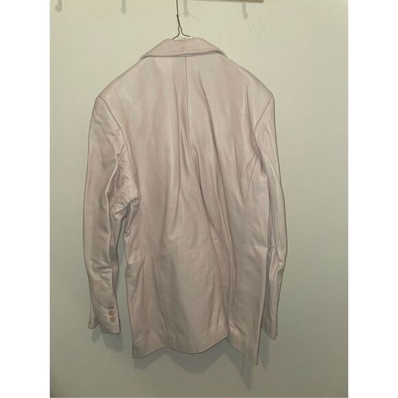 Vintage j Percy for Marvin Richard’s blush pink leather jacket size medium - Picture 14 of 15